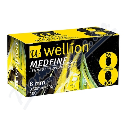 Wellion MEDFINE jehly inz.pera 0.30x8mm 30G 100ks