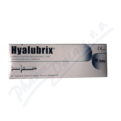 Hyalubrix injekce viskoelastický roztok 1x2ml/30mg