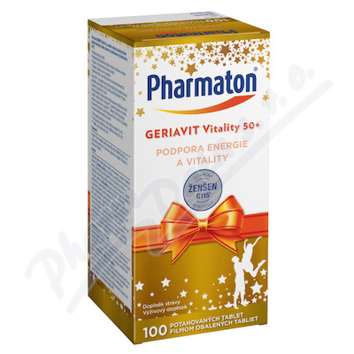 Pharmaton Geriavit Vitality 50+ tbl.100 vánoč.bal.