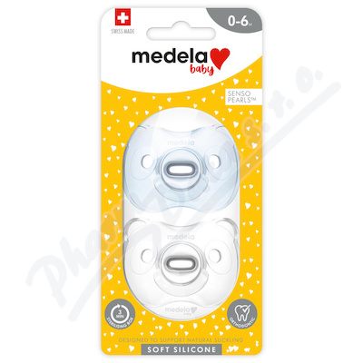 Medela baby Soft Silicone dudlík mod/tran.0-6m 2ks