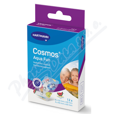 Cosmos náplast Do vody Aqua fun 2 vel. 12ks