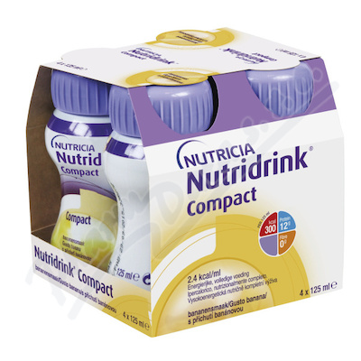 Nutridrink Compact s přích.banán 4x125ml